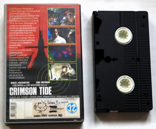 Crimson tide / VHS / PAL / 1995 / VO with Dutch sub - Photo 2/2