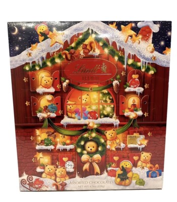 Lindt Holiday Teddy Bear Chocolate Candy Advent Calendar, Assorted  Chocolates, | eBay