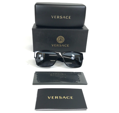 Versace Sunglasses MOD.4296 GB1/87 Back Gold Square Frames with