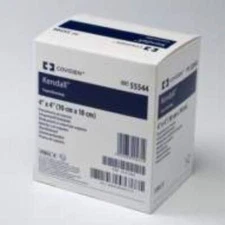 Cardinal Kendall AMD Antimicrobial Foam Dressing Fenestrated 3.5" x 3" CA of 50