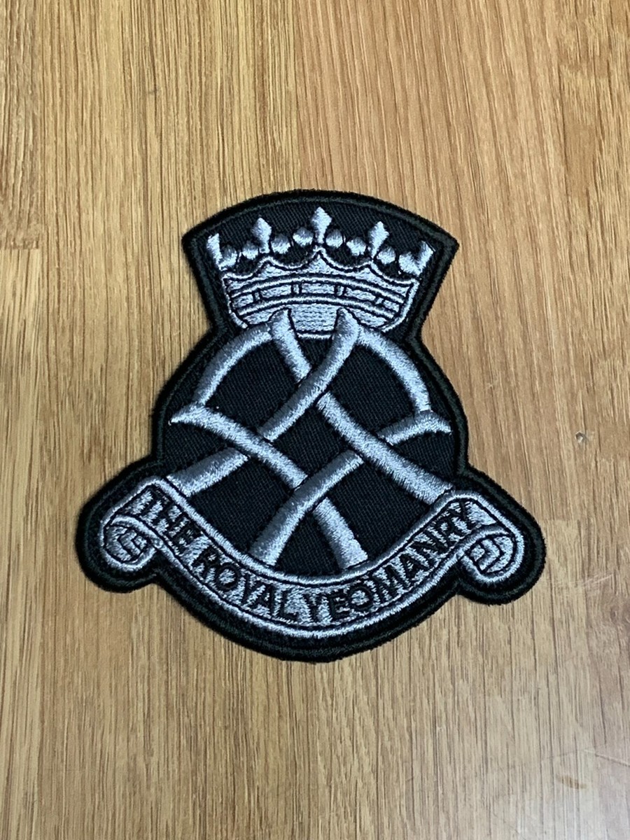 Parche De Insignia Genuino Del Ejército Británico No2 - Príncipe De Gales, 3 Plumas, Diseño ICH DIEN