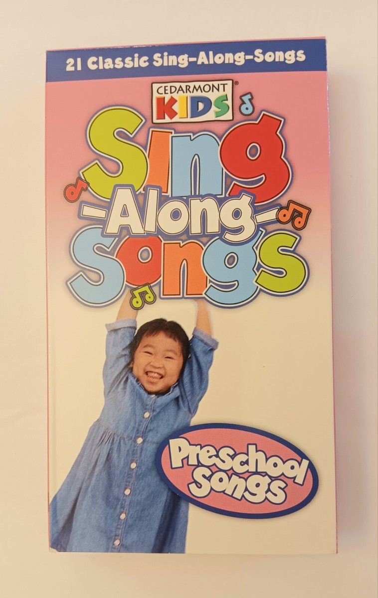 Cedarmont Kids Sing Along Songs VHS Preschool Songs | eBay