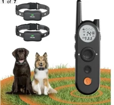 Htcuto Electronic Training Collar & Fence 2 in 1 3500FT Waterproof 6100ft Remote