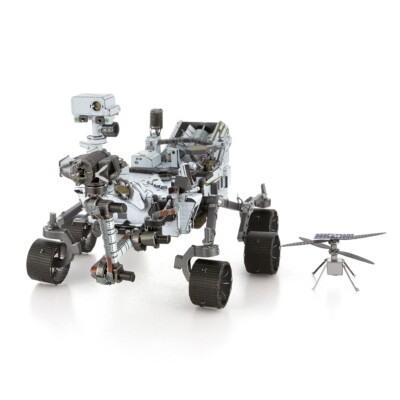 Fascinations Metal Earth Mars Rover Perseverance Ingenuity Helicopter Model Kit