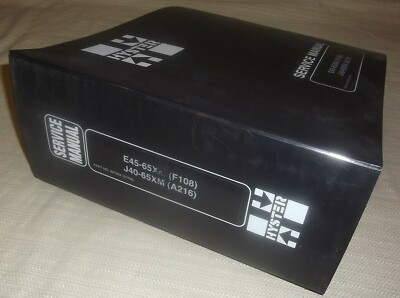 HYSTER E45XM E50XM E55XM E60XM E65XM J40XM J50XM J60XM FORKLIFT SERVICE MANUAL