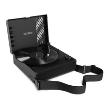 Victrola Revolution GO Portable Rechargeable Record Player - Black