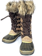 Sorel Joan Of Arctic NL1540-248 Brown Waterproof Insulated Winter Boots Sz 6 M