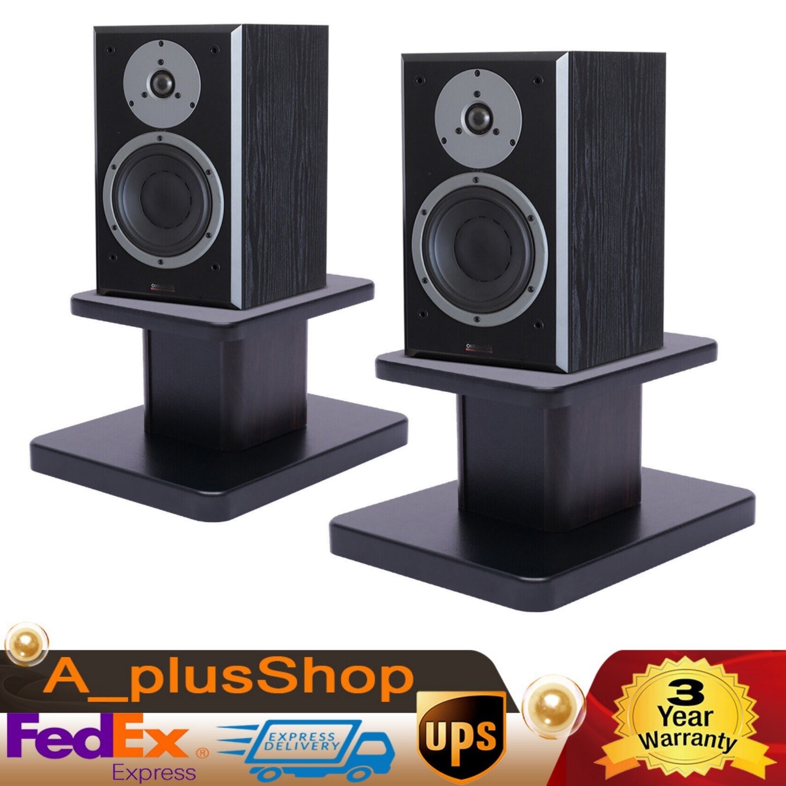Pair Computer/Bookshelf Desktop Speaker/Studio Monitor Stands 33.07lbs Load NEW!
