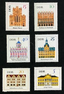 DDR #888-93 Buildings 1967 - MNH (59)