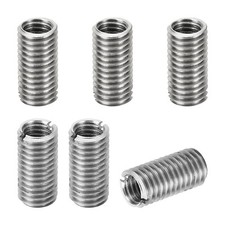 6pcs Thread Repair Insert Nut Adapters Reducer M10*1.5 Male M8*1.25 Female 20mm
