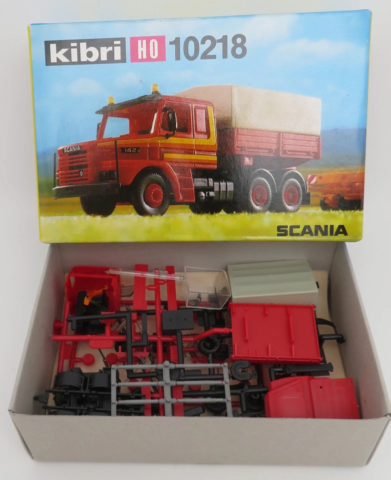 Kibri #10218 Camion Scania T 142 E Telonato Ho 1/87 IN Box Quadri E Completo - Immagine 4 di 4