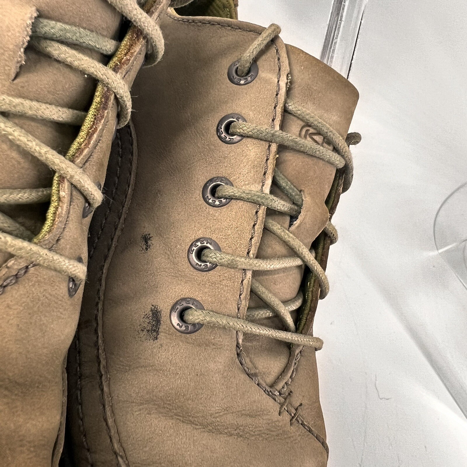 Scarpa da trekking Keen 1008387 pelle marrone kaki taglia 8