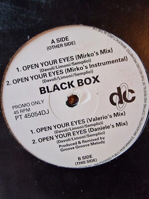 Open Your Eyes - Black Box 12'' Single Vinyl Record (UK, 1991, House)