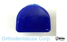 Dental Orthodontic RETAINER CASE Glitter Made in USA 7000194 Mouth Guard Denture