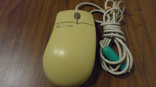 Mouse compatibile Micron Microsoft 2 pulsanti IntelliMouse 1.1A PS/2 P/N X03-65042 - Foto 2 di 4