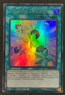 Fünf-Sterne-Dämmerung | BROL-DE006 | Ultra Rare | 1. Auflage | YuGiOh TCG