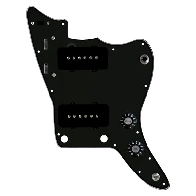 Upgraded Jazz master Vintage Loaded Pickguard All Black 920D Custom