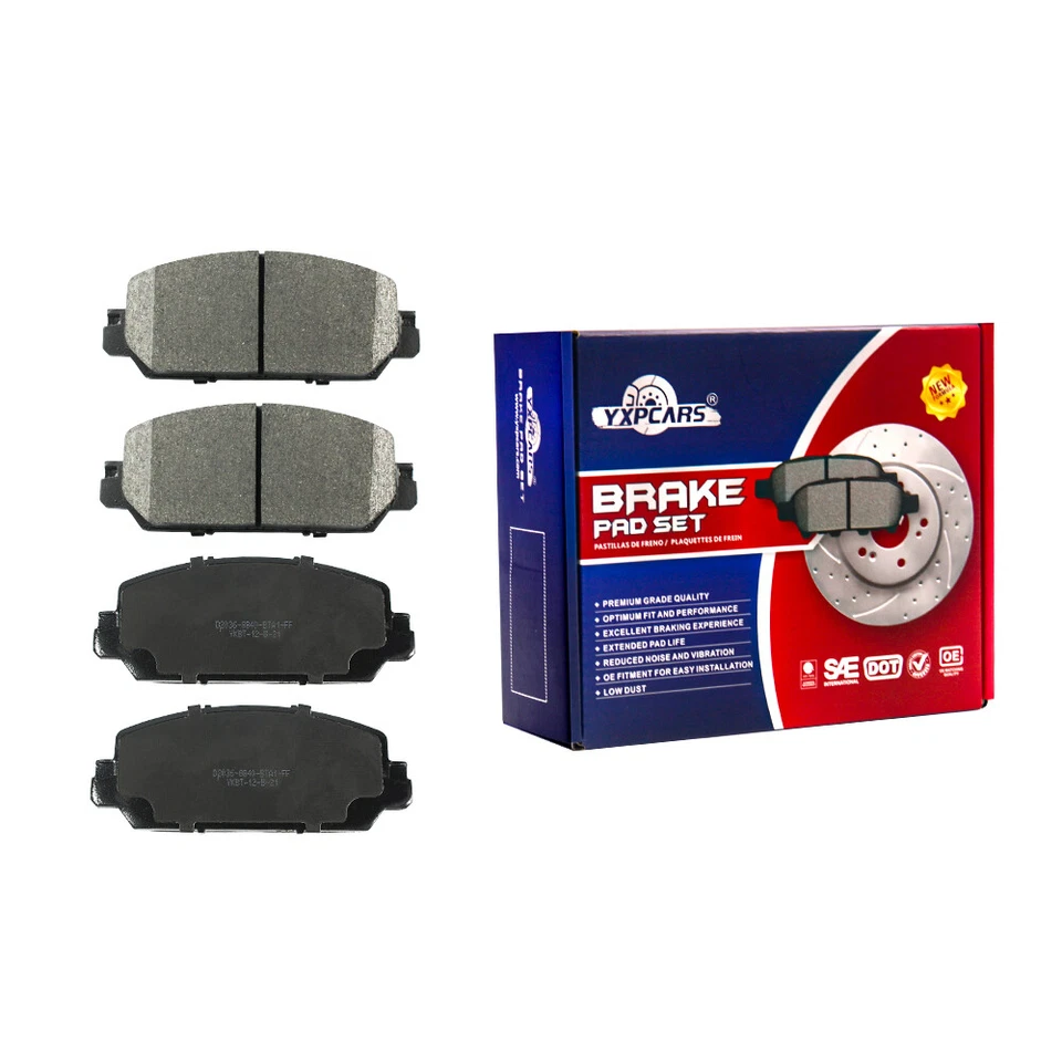 Front Rear Disc Brake Rotors And Ceramic Pad For 2017-2022 Honda CR-V GAS engine - Image 2 of 4