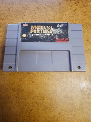 Wheel of Fortune -- Deluxe Edition (Super Nintendo Entertainment System, 1993)
