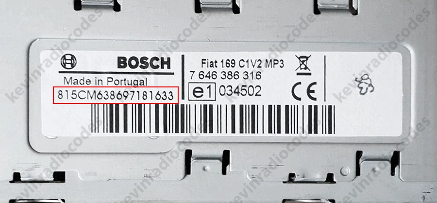 ✅FIAT RADIO CODIGO DESBLOQUEO 500 DOBLO DUCATO FIORINO PANDA PUNTO TALENTO TIPO✅ - Imagen 4 de 4