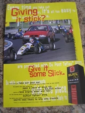 SLICK 50 ENGINE TREATMENT GIVE IT SOME STICK DUPONT DE NE 1998 ADVERT A4 FILE 37