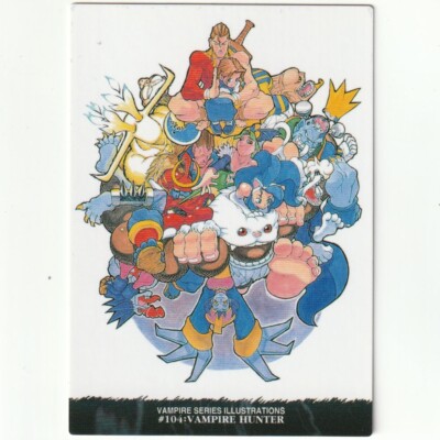 ALL CAPCOM WORLD 1997 Card #104 Vampire Savior Darkstalkers Night Warriors Japan