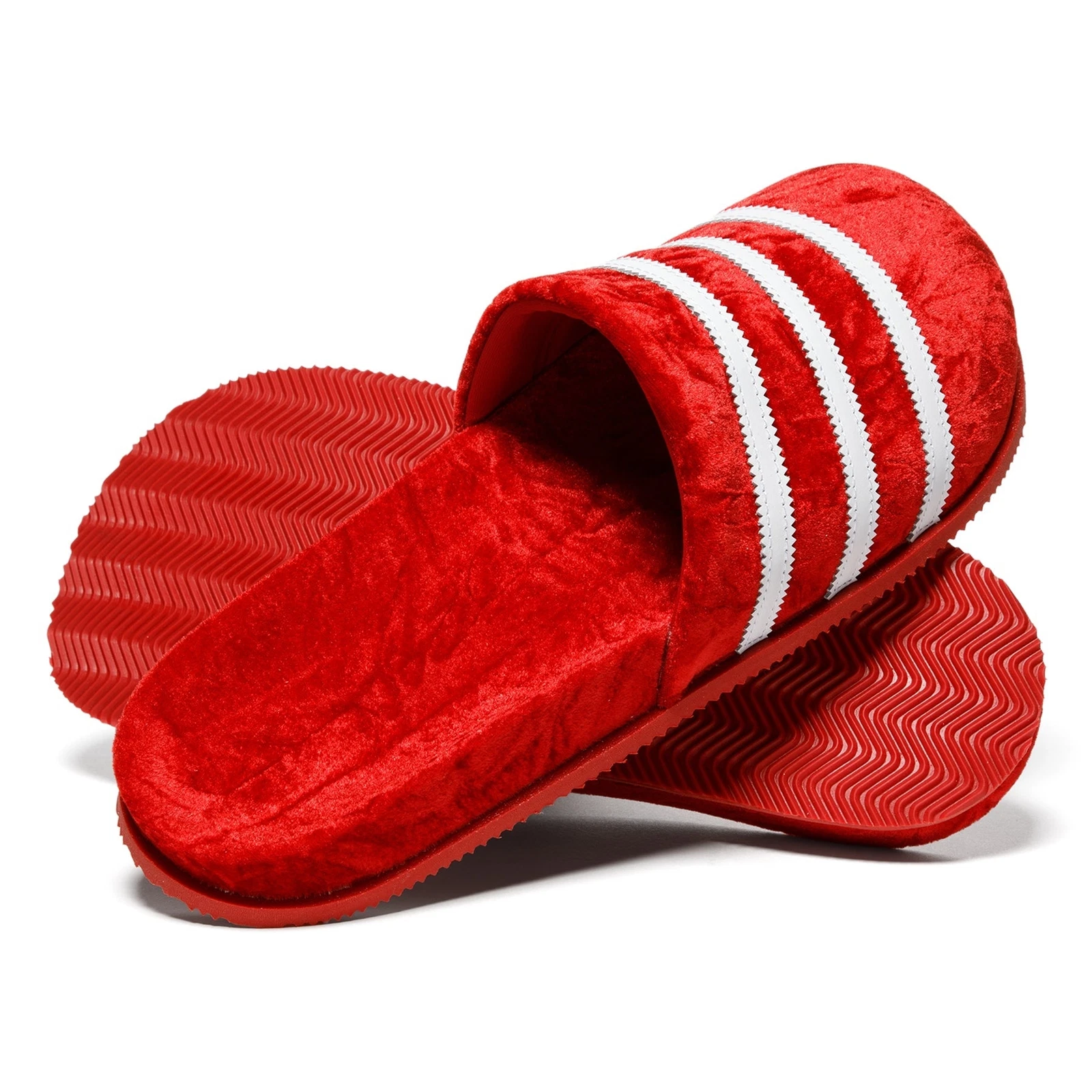 [HP9783] Adidas ADIMULE SLIDE da uomo 'velluto rosso'