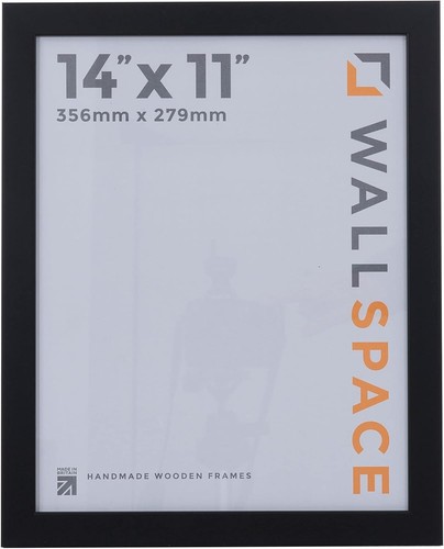 Wall Space 14x11 Schwarzer Rahmen | Holz Schwarz Bilderrahmen 14x11 cm
