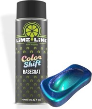 LiME LiNE Automotive Basecoat Spray Paint - Green + Purple + Blue - 14 Oz