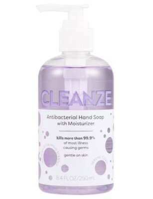   CLEANZE 8.5 Oz.     LAVENDER EUCALYPTUS     Antibacterial Hand Soap.