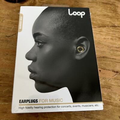 Loop Earplugs Music & Events High Fidelity Noise Reduction Sealed Glorious Gold