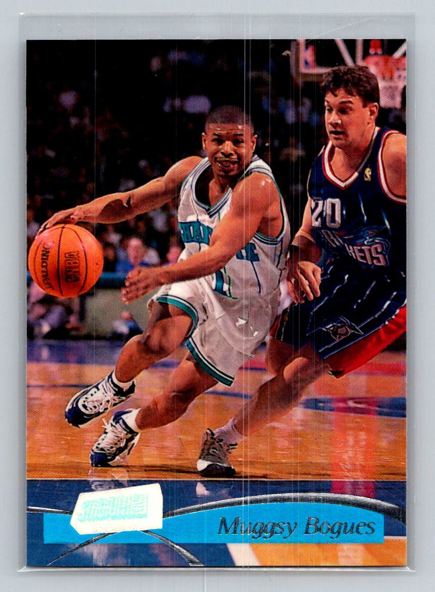 1997-98 Stadium Club #3 Muggsy Bogues Charlotte Hornets Basketball Card ...