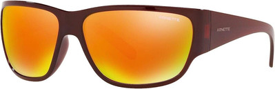 ARNETTE Men's An4280 27456Q Wolflight Rectangular Sunglasses