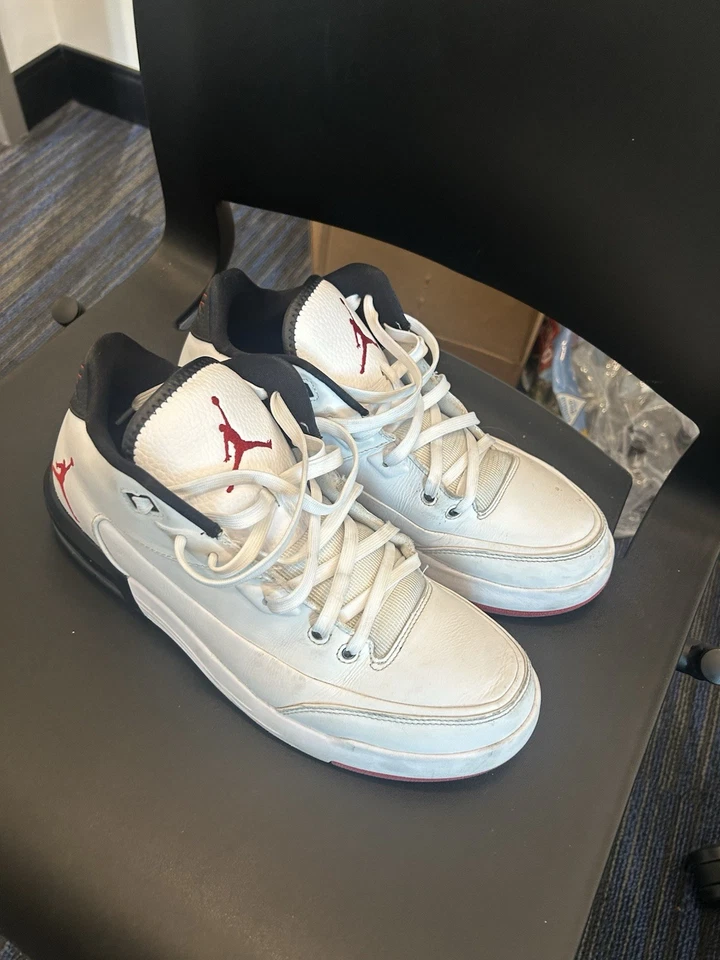 Jordan Flight Origin 3 Blanco Rojo Negro *usado* Foto 2 de 4