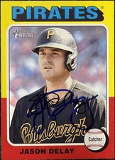 2024 Topps Heritage 233 Jason Delay IP Signed AUTO Autograph Pittsburgh Pirates