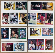 1991 Sports Collectors Digest Pocket Price Guide Uncut Sheets Gretzky Orr Kelly