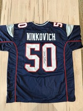 Rob Ninkovich Signed Blue Patriots Jersey With COA