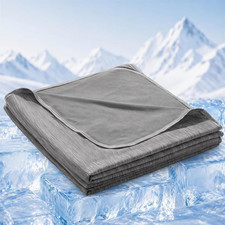 Cooling Blanket for Hot Sleepers - Lightweight Breathable Cool Cold Blanket - Ke