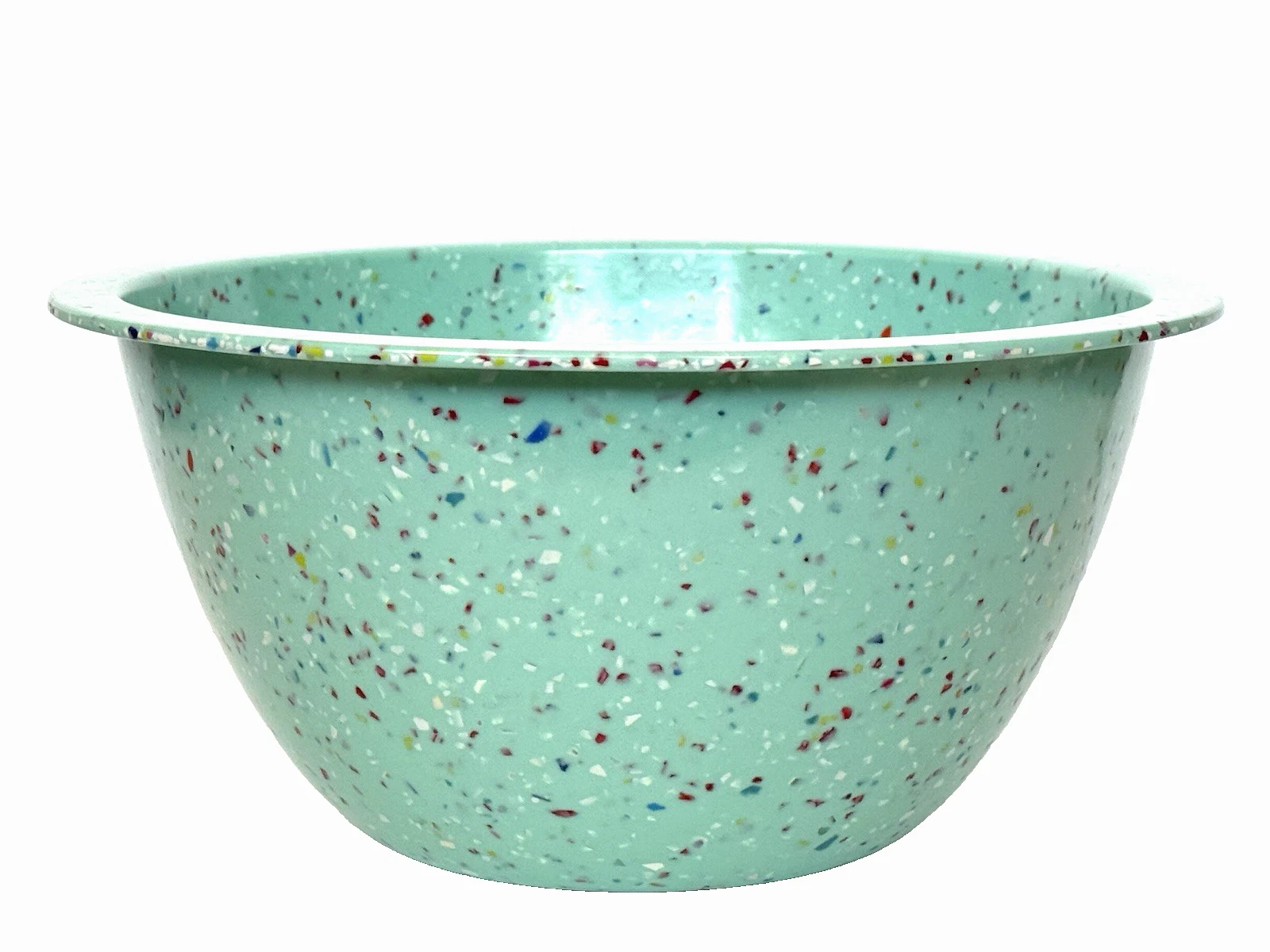Zak! Designs Aqua Blue/Green Confetti Large Melamine Mixing Bowl 5" x 10.5"
Opens in a new window or