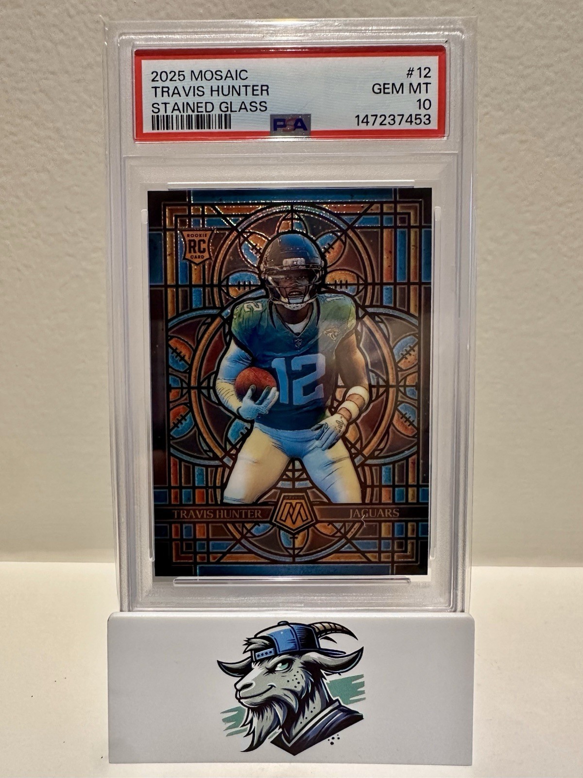 Travis Hunter Panini Mosaic Stained Glass #12 Base