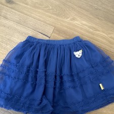 Steiff Mädchen Rock Tutu Tüll blau Gr. 116 ...