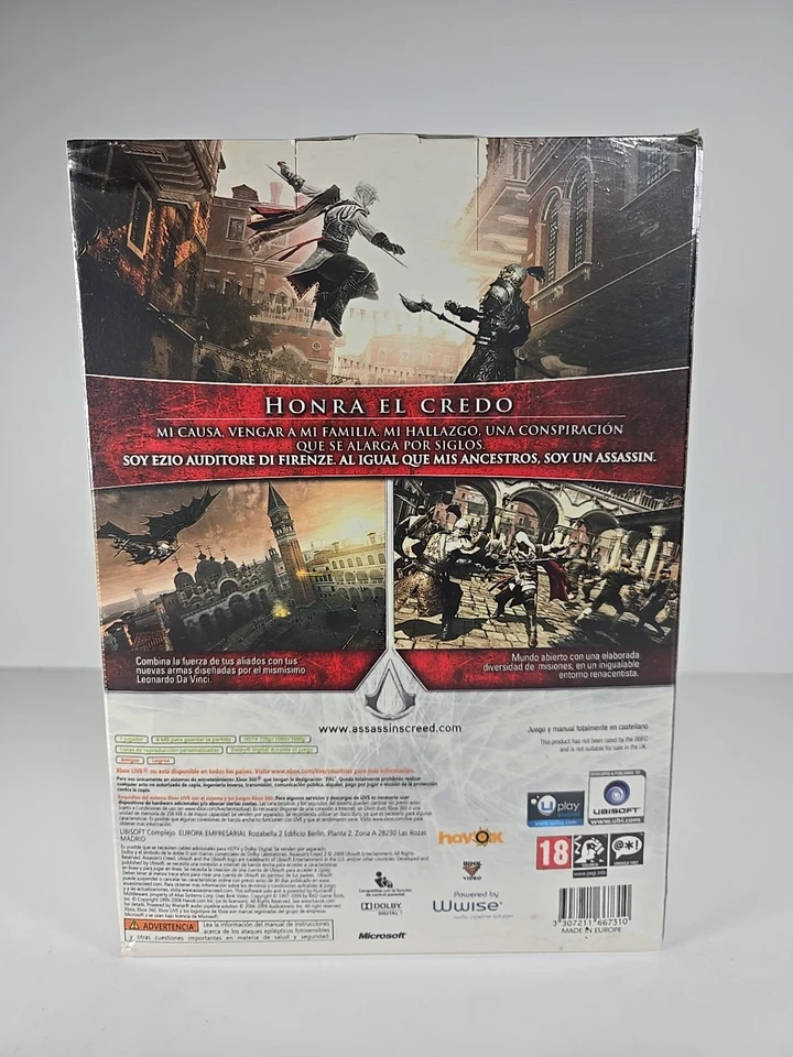 Assassins Creed II 2 White Edition Xbox 360 Factory Sealed - Image 3 of 4