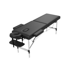 Massage Table Massage Bed, Portable 2 Section Foldable Tattoo Bed, Height Adj...
