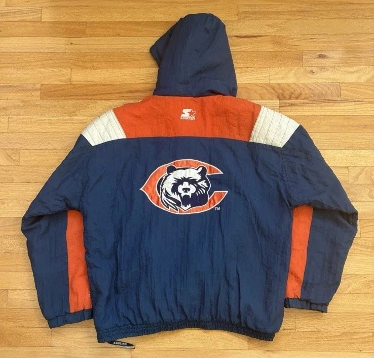 Vintage Chicago Bears Starter Pullover Jacket Coat Men’s Size XL - Image 4 of 4
