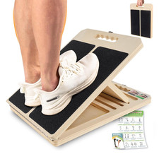 Holz Schrägbrett Stretch Board Wadendehner Strecker Knieretter Yoga Zubehoer