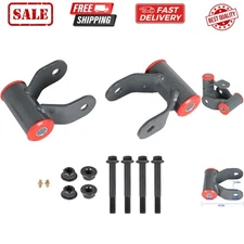 Rear Drop Lowering Steel Shackles Kit Replacement for Ram 1500 2002-2008