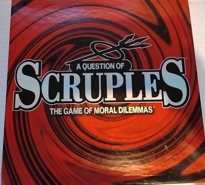 SCRUPLES The Game of Moral Dilemmas Hasbro Adult Party game Sealed Cards 