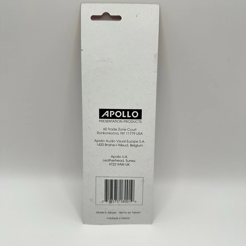 Puntero de bolsillo Apollo Slimline tamaño bolígrafo con clip cromado 18001 Foto 2 de 2