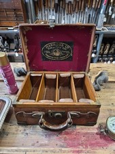 Custodia cartuccia pelle Harrods vintage