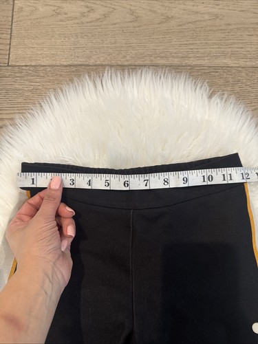 Authentic Fendi Kids Boys Pants Color Black -yellow Size 12A - Picture 3 of 6
